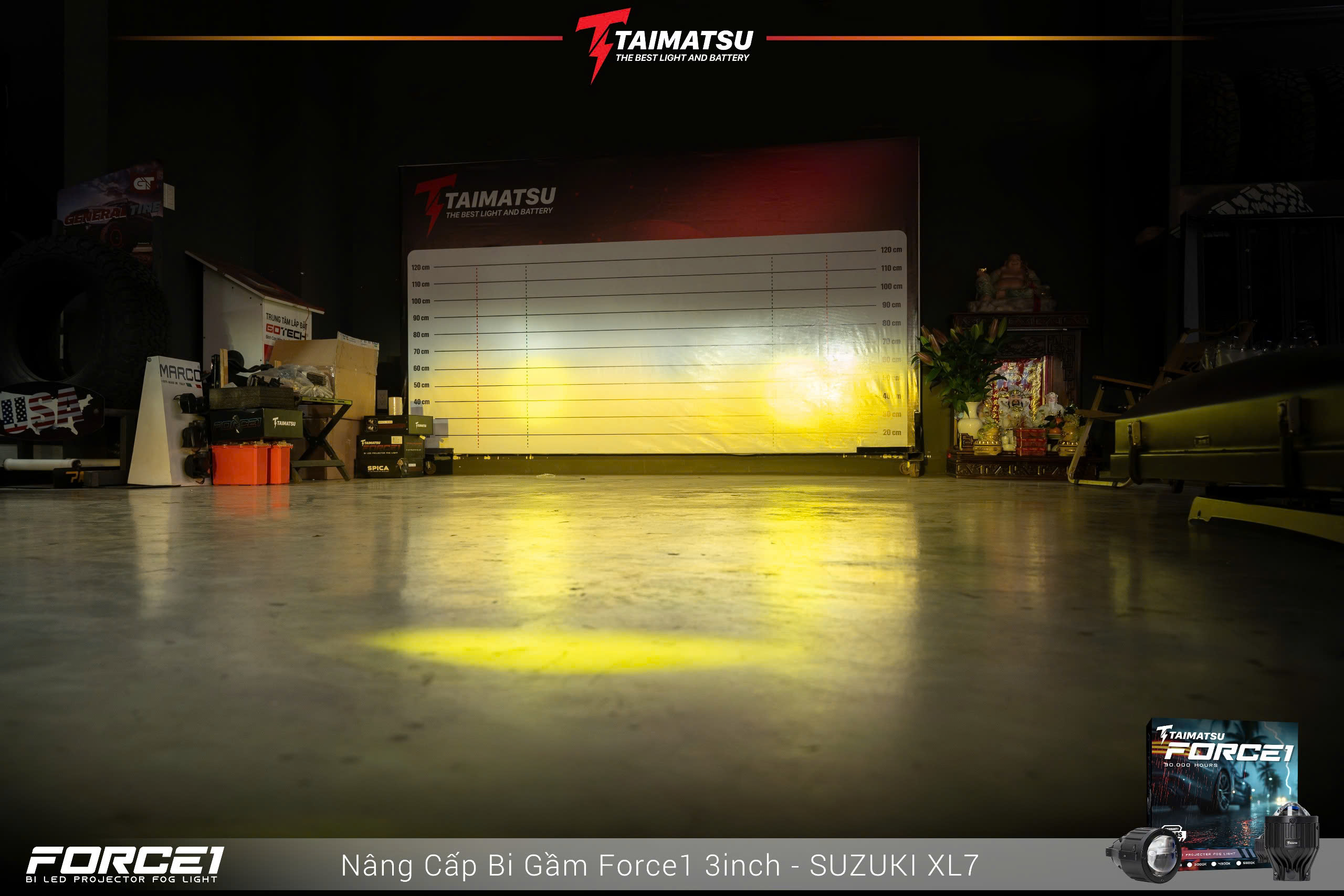 Suzuki XL7 độ đèn gầm (6)