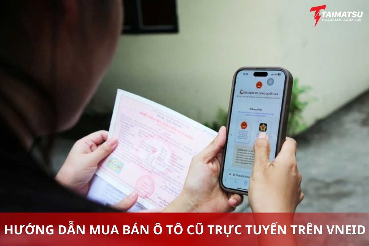 Hướng dẫn mua bán ô tô cũ trực tuyến không cần công chứng trên VNeID
