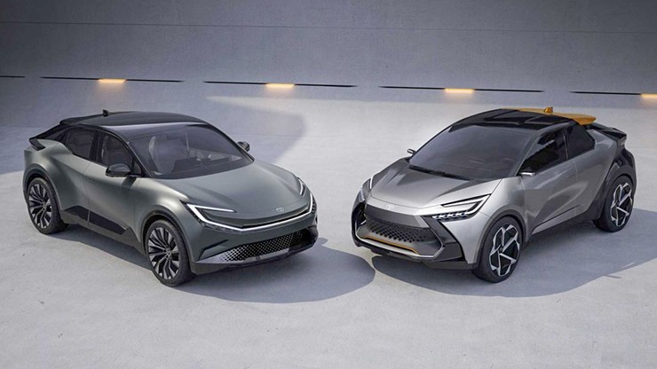 mẫu xe điện mới của toyota